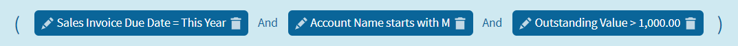 Sales Invoice Due Date = This Year AND Account Name starts with M AND Outstanding Value > 1,000.00