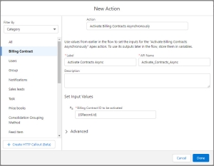 Screenshot of Configure Start window in the Flow UI