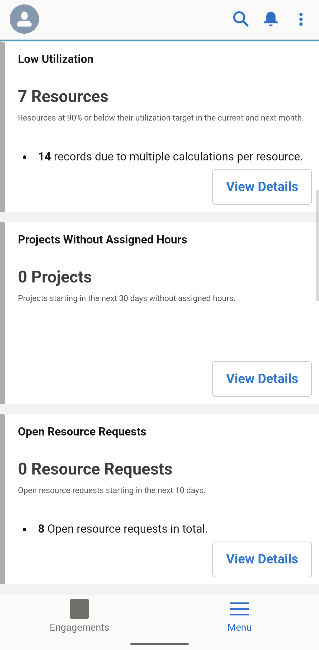 Mobile Resource Management Workspace