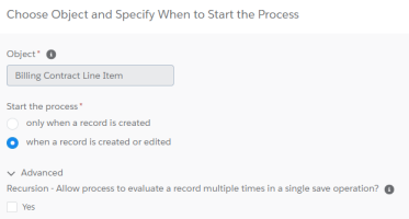 Screenshot of Adding an Object to Process in Process Builder