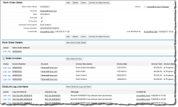 Image showing log entries displayed on source object detail pages