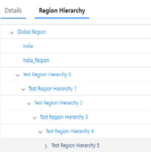 Diagram illustrating Region/Practice/Group Hierarchy on Region, Practice, or Group Hierarchy Tab