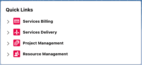 Workspace Quick Links